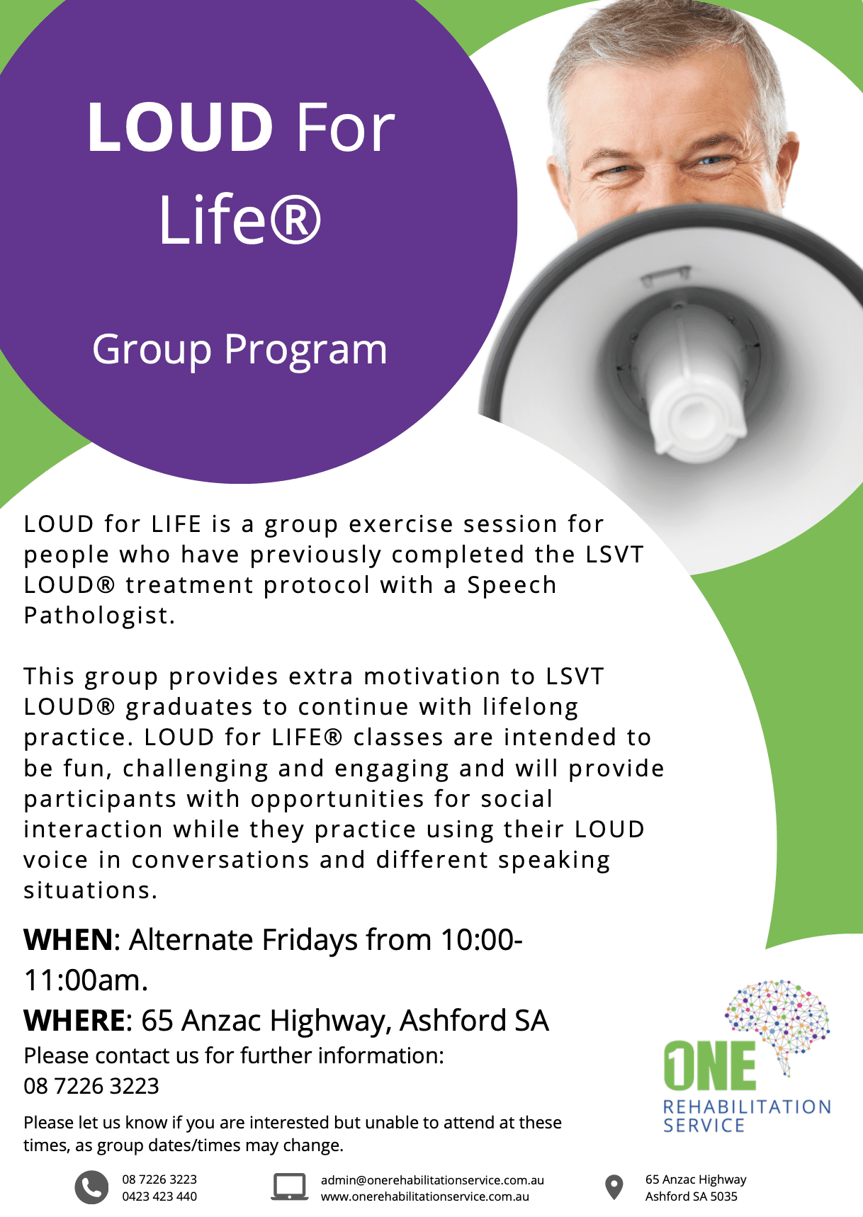 LSVT Loud for Life Group